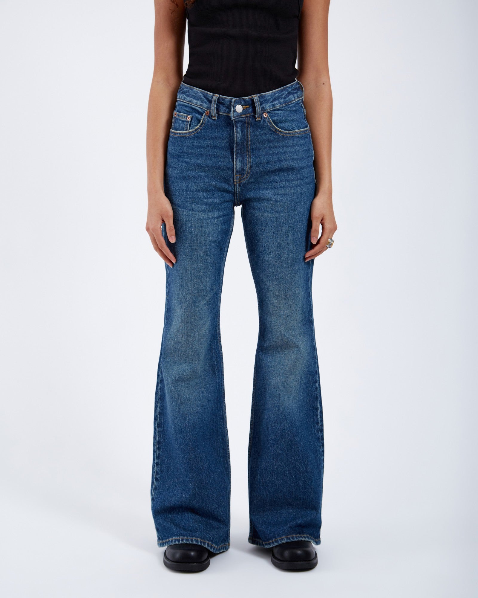 Elba Bootcut Jeans TALL Bay Dark Used Vintage Dr Denim Jeans