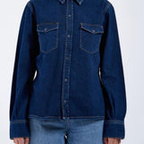 Sukie Denim Shirt - Dark Retro