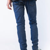 Chase Skinny Jeans - Moat Plain Dark Blue