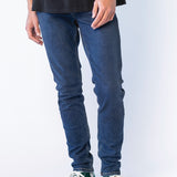 Chase Skinny Jeans - Moat Plain Dark Blue