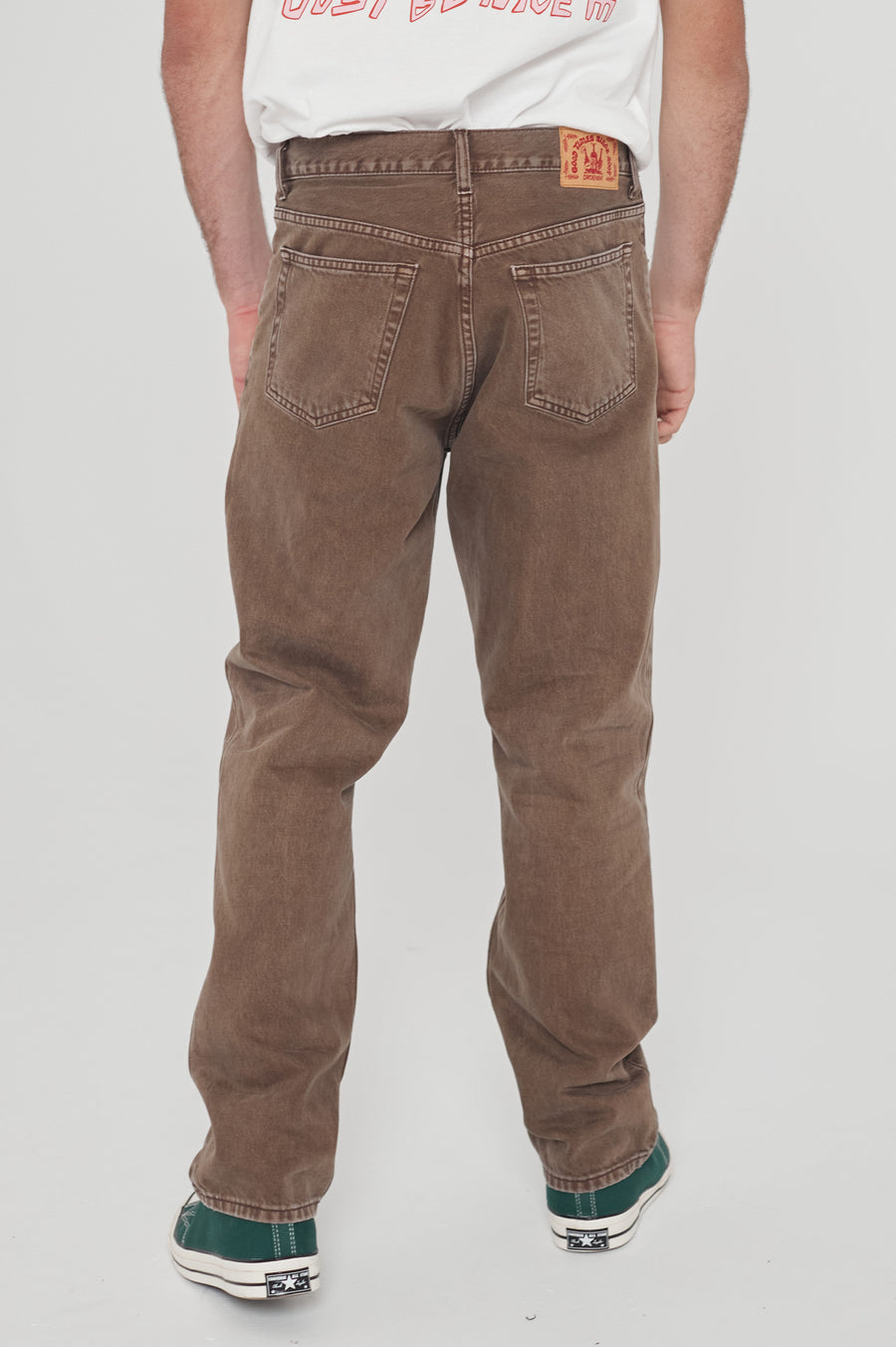 Dash Straight Jeans - Washed Chocolate