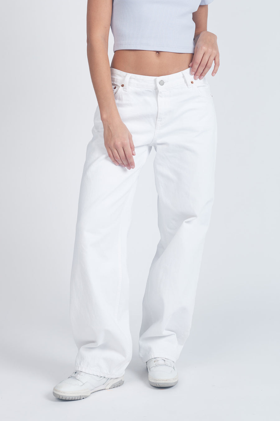 Hill Low Jeans - White