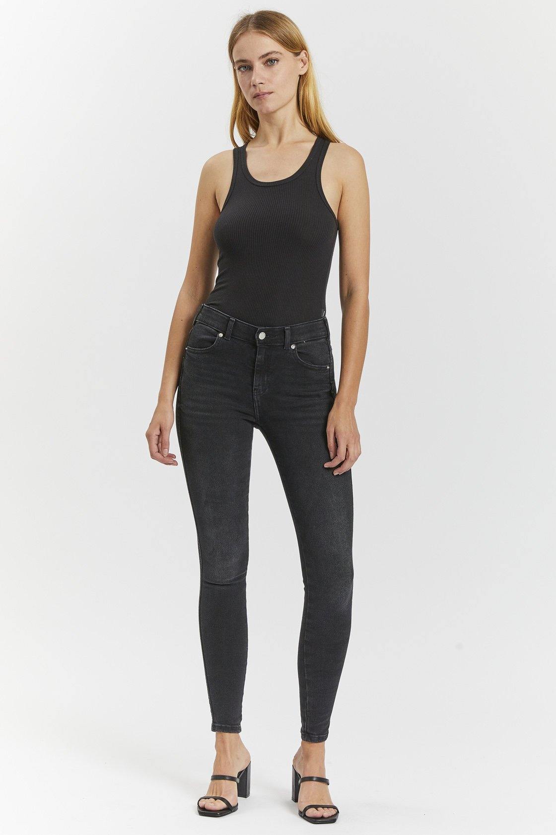 Dr Denim Australia Lexy Skinny Jeans Black Mist – Dr Denim