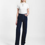 Echo Straight Jeans - Bay Rinse Contrast