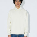Brady Collar Sweat - Ecru Mono