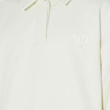 Brady Collar Sweat - Ecru Mono