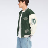 Annivarsity Jacket - Green Patched