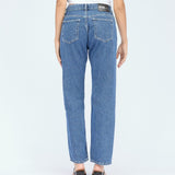 Arch Straight Jeans - Pebble Mid Stone
