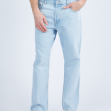 Dash Straight Jeans - Stream Light Worn