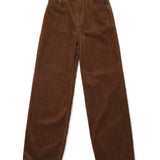 Donna Baggy Jeans - Brown Cord