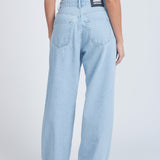 Donna Baggy Jeans Petite - Pebble Superlight Retro