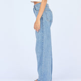 Donna Baggy Jeans - Stream Sky Retro