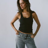 Rhue Wide Jeans TALL - Ash Grey