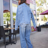 Rhue Wide Jeans - Stream Sky Fade