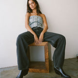 Hill Low Jeans - Aged Black