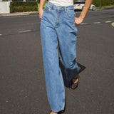 Donna Baggy Jeans - Stream Sky Retro