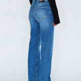 Addy Mid Straight Jeans - Bay Mid Fade