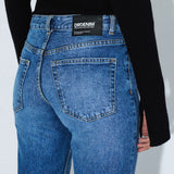 Addy Mid Straight Jeans - Bay Mid Fade
