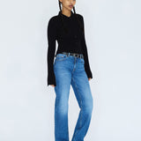 Addy Mid Straight Jeans - Bay Mid Fade