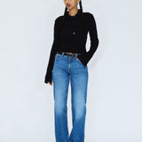 Addy Mid Straight Jeans - Bay Mid Fade