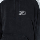 Aiden Hoodie - Washed Black Utopia
