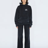 Aiden Hoodie - Washed Black Utopia