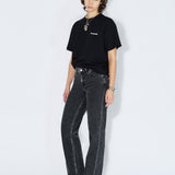Bace Tee - Black Brush