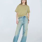 Bace Tee - Lt Green Brush