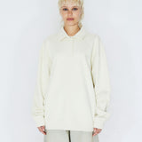 Brady Collar Sweat - Ecru Mono