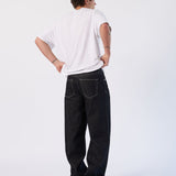 Cormac Baggy Jeans - Black Rinse Contrast
