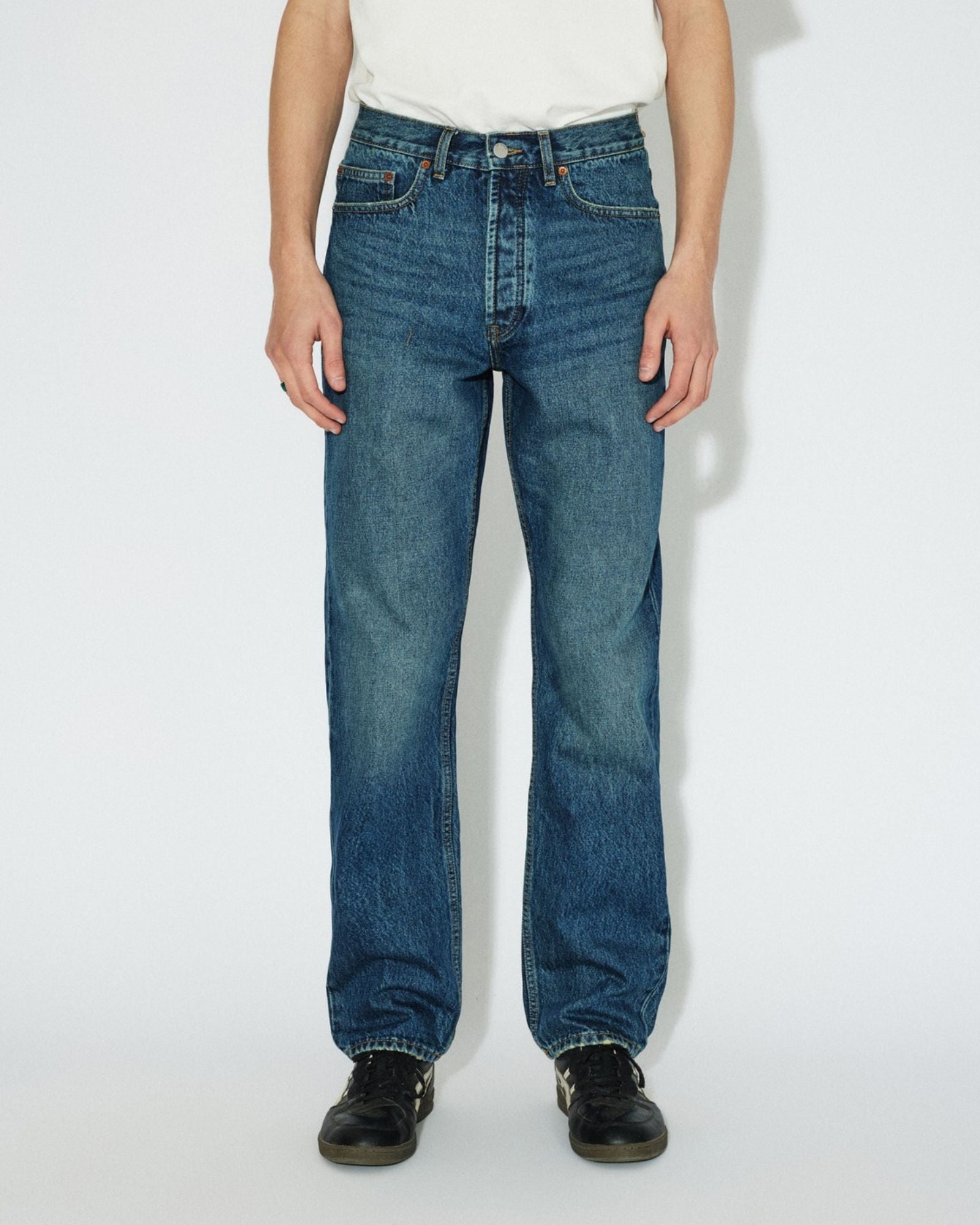 Dash Straight Jeans Stream Dark Fade Vintage | Dr Denim Jeans