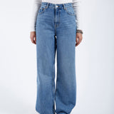 Donna Baggy Jeans - Stream Sky Used