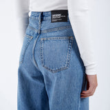 Donna Baggy Jeans - Stream Sky Used