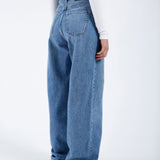 Donna Baggy Jeans - Stream Sky Used