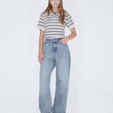 Donna High Relaxed Jeans - Drift Light Used