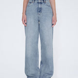 Donna High Relaxed Jeans - Drift Light Used