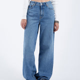 Donna Baggy Jeans - Stream Sky Used