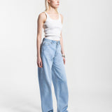 Donna Baggy Jeans - Stream Light Used