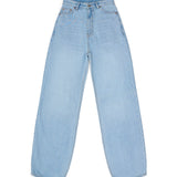 Donna Baggy Jeans - Stream Light Used