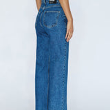Echo High Straight Jeans - Bay Mid Retro