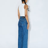 Echo High Straight Jeans PETITE - Bay Mid Retro