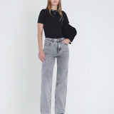 Echo High Straight Jeans TALL - Tar Ash Grey