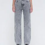 Echo High Straight Jeans TALL - Tar Ash Grey