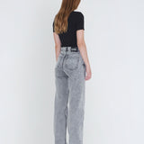 Echo High Straight Jeans TALL - Tar Ash Grey
