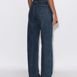 Echo High Straight Jeans TALL - Bay Dark Used Vintage