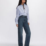 Echo High Straight Jeans TALL - Bay Dark Used Vintage