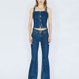 Elba Mid Bootcut Jeans - Bay Dark Retro Vintage
