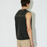 Enver Worker Vest - Aged Black