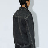 Evon Worker Jacket - Aged Black