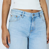 Hill Low Jeans PETITE - Stream Light Fade